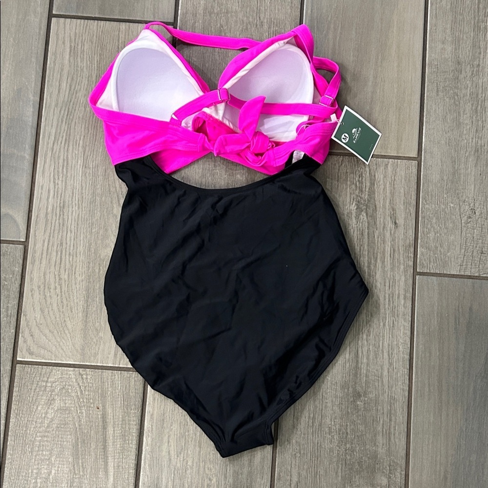 Eomenie Women's One Piece Swimsuits Tummy Control Cutout High Waisted Bathing - Picture 5 of 6